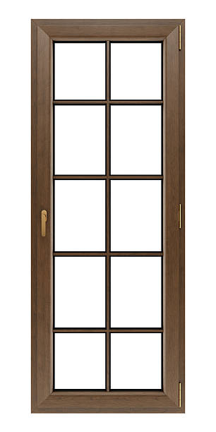 istock brown wooden window isolated on white background 532325782