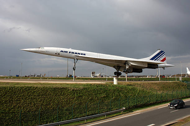 le concorde - avion supersonique photos et images de collection