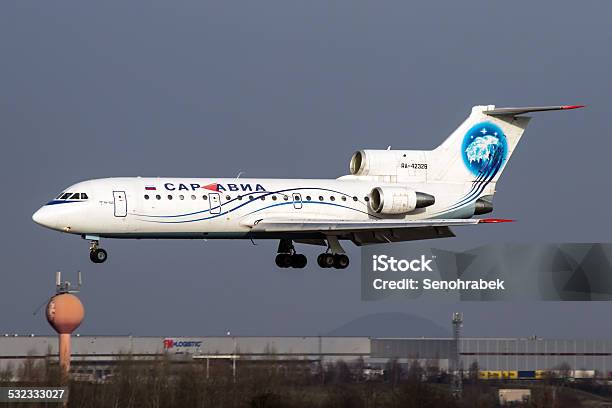 Sar Avia Saratov Airlines Stock Photo - Download Image Now - 2015, 40-44 Years, Aerospace Industry