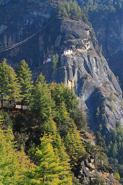 Tiger's Nest, Taktsang Monastery, Himalayan Buddhist sacred site and temple complex, located in the cliffside of the upper Paro valley, in Bhutan.