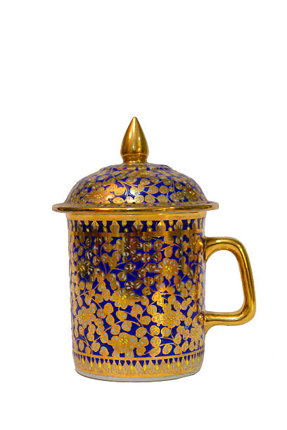 istock thai golden art porcelain cup 532333917