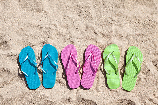 istock Three Pairs Of Flip-flops 532335698