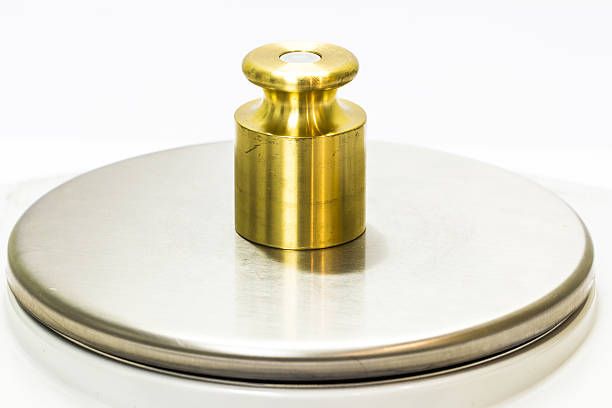 istock weight on the electronic balance 532336444