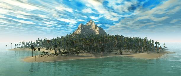 istock tropical island in the ocean 532336494