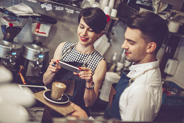 istock Working in a coffee shop 532336750