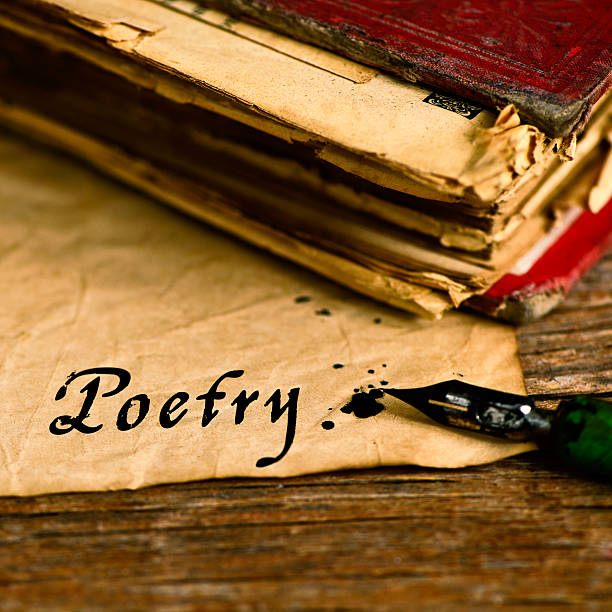 istock text poetry written with a dip pen 532336926