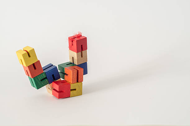 istock Articulated Colored Wooden Puzzle 532337608