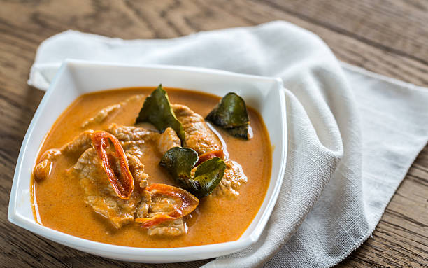 tailandesa de curry panang - panang curry fotografías e imágenes de stock