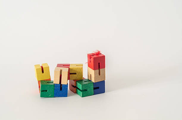 istock Articulated Colored Wooden Puzzle 532337716