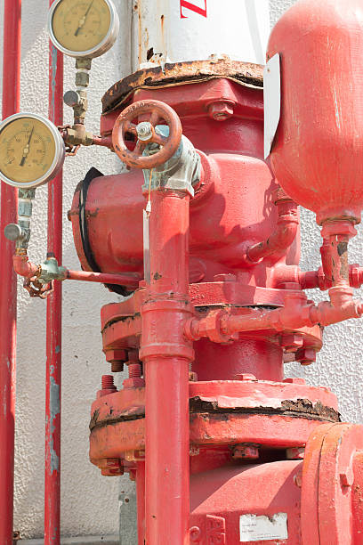 istock Water sprinkler and fire fighting syst 532338053