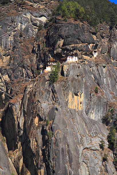 Tiger's Nest, Taktsang Monastery, Himalayan Buddhist sacred site and temple complex, located in the cliffside of the upper Paro valley, in Bhutan.