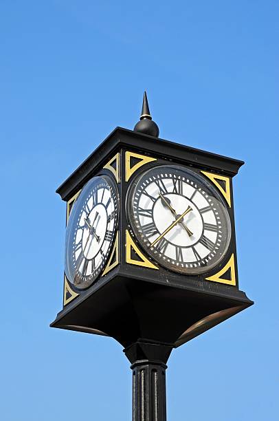 istock Ornate outdoor clock, Stafford. 532339093