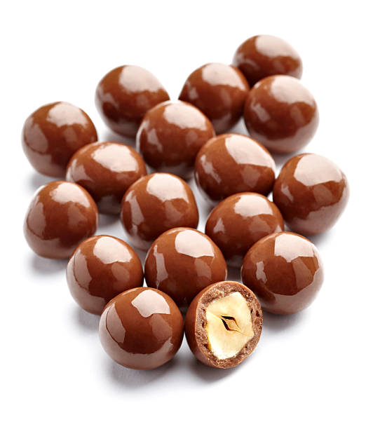 istock chocolate candy with nut sweet bonbon 532339320