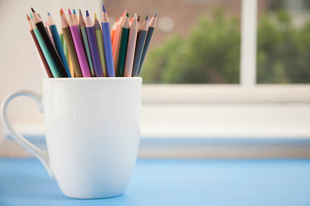 istock Back to school. Education.  Colorful sharpened pencils in a bunch. 532342278