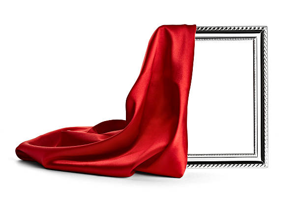 istock wooden frame and silk cover 532345434