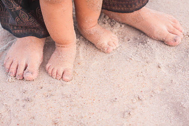 istock Mother and son walking 532349636