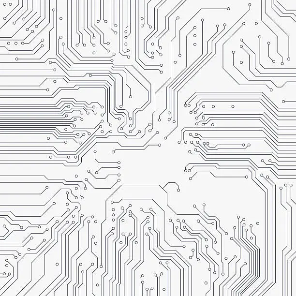 Vector illustration of Circuit board background. Vector
