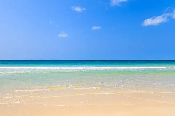 Beautiful view on beach and ocean, Boavista, Cape Verde - Cabo Verde