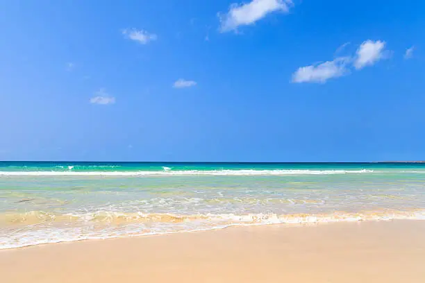 Beautiful view on beach and ocean, Boavista, Cape Verde - Cabo Verde