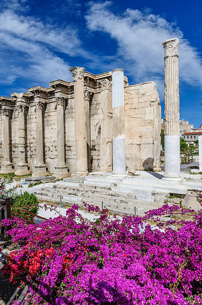 istock Hadrian's Library ruins in Athens, Greece 532352362