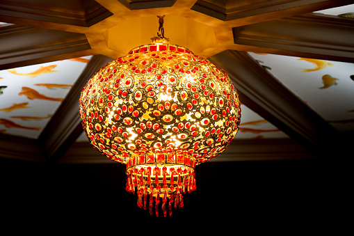 Chinese decorative lantern, an essential item within high-class interior.