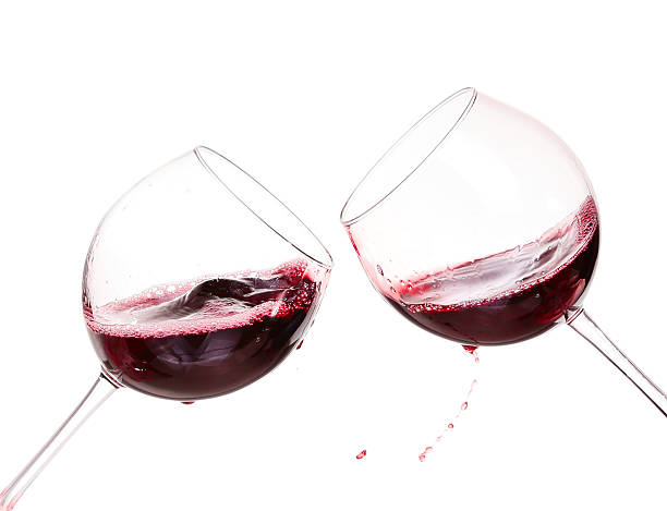 istock Set of glasses with red wine 532357211