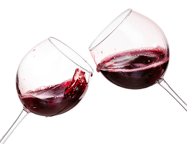 istock Set of glasses with red wine 532357221