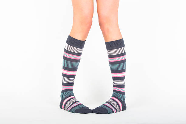 istock Women Legs in socks 532371939