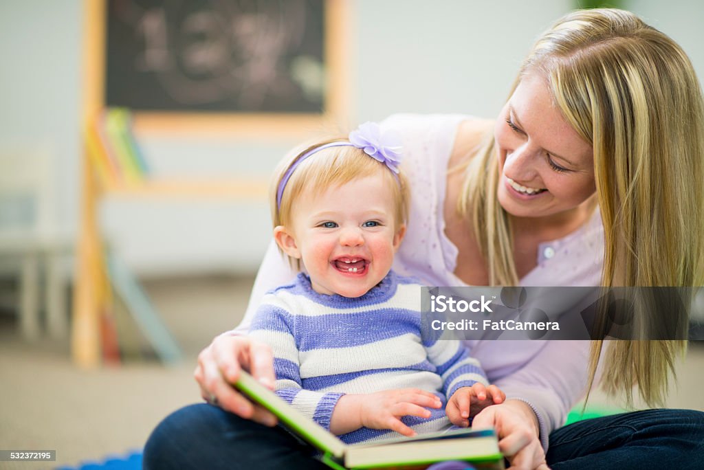 Mother and Baby Mother and baby playing together. 12-17 Months Stock Photo