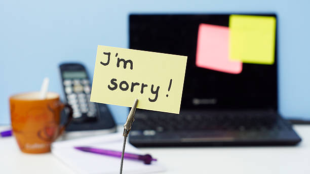 istock I am sorry at the office 532372287