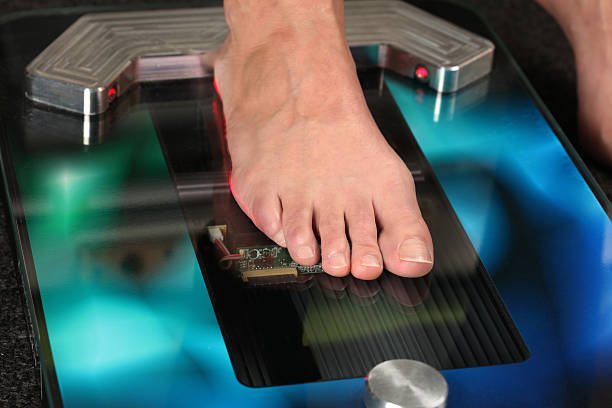 3D foot scanner Foot on a 3D foot scanner for orthotics 3d scanning photos stock pictures, royalty-free photos & images