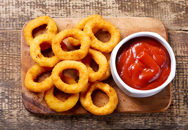 istock onion rings with ketchup 532376557
