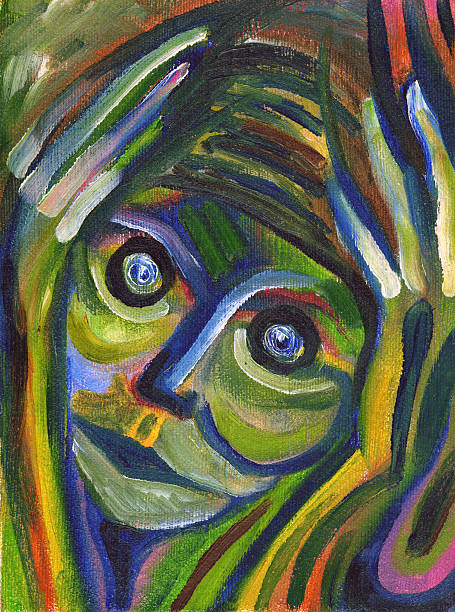 istock Closeup portrait of really stressed out person 532378001