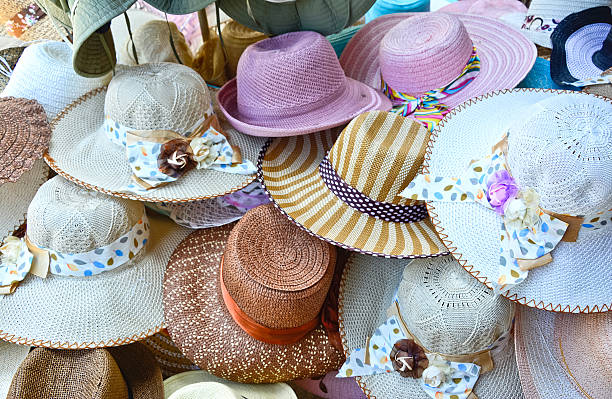 istock Pile of different handmade hats 532378697