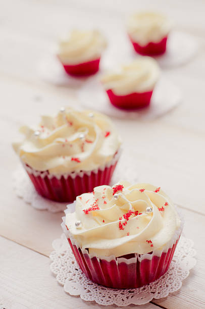 istock Red velvet cupcake 532384372