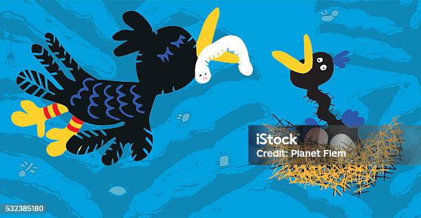 Animal Instinct Stock Illustration - Download Image Now - Feeding, Young  Bird, Animal - iStock