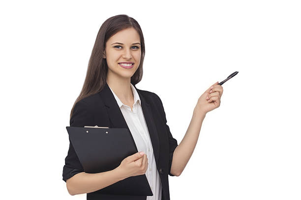 Young succesfull businesswoman stock photo