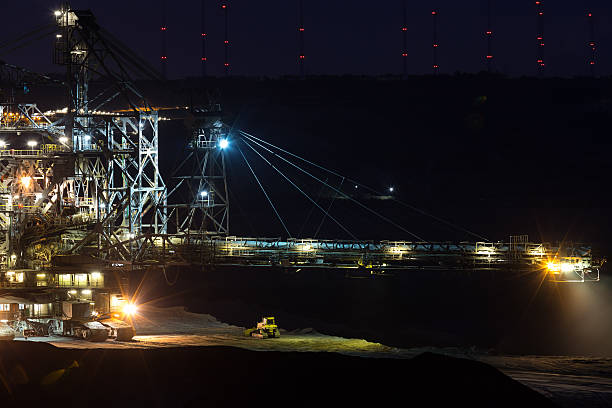 istock absetzer machine open cast mining garzweiler germany in the even 532386262