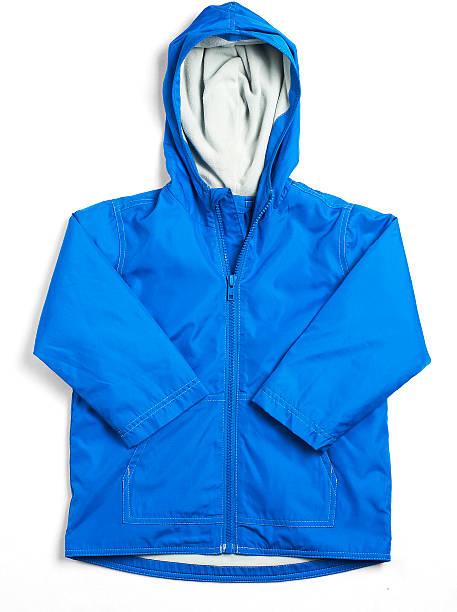 istock Blue winter  jacket with hood 532388322