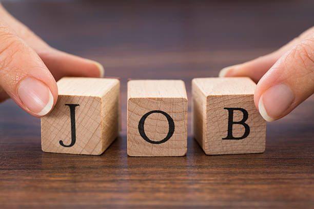 istock Person Hand Saving The Word Job 532388980