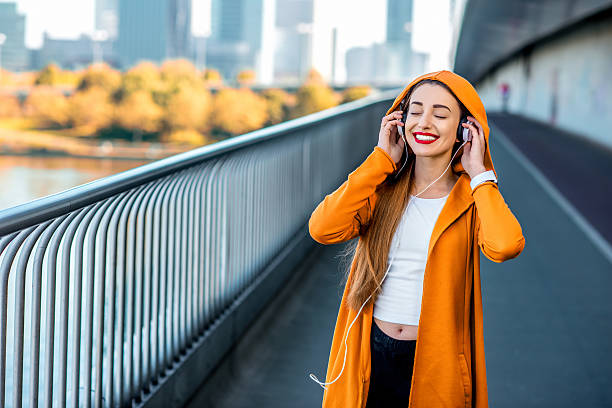 istock Music lover in megacity 532391594