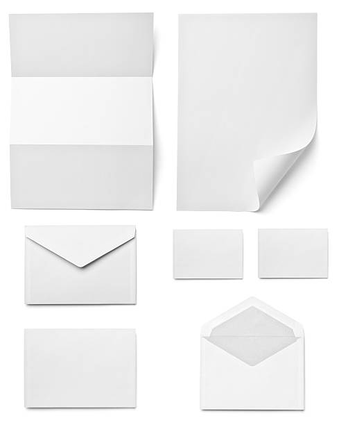 istock leaflet letter business card white blank paper template 532392768