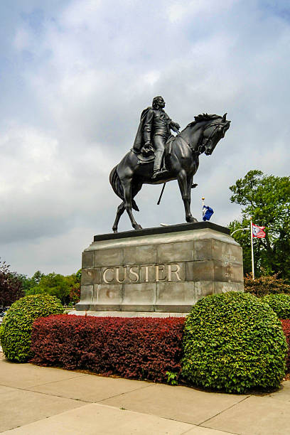 istock Statue to General George Custer in Monroe MI 532393486