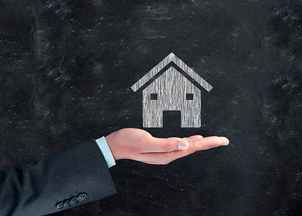istock Real estate agent showing house 532394479