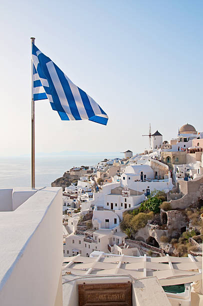 istock Panoramic view of Oia, Santorini, Greece 532394739