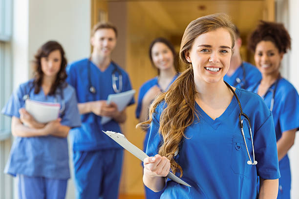 istock Medical students smiling at the camera 532394817
