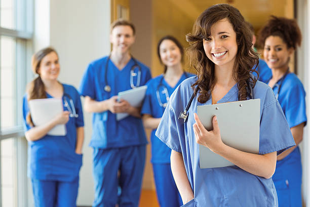istock Medical students smiling at the camera 532394823
