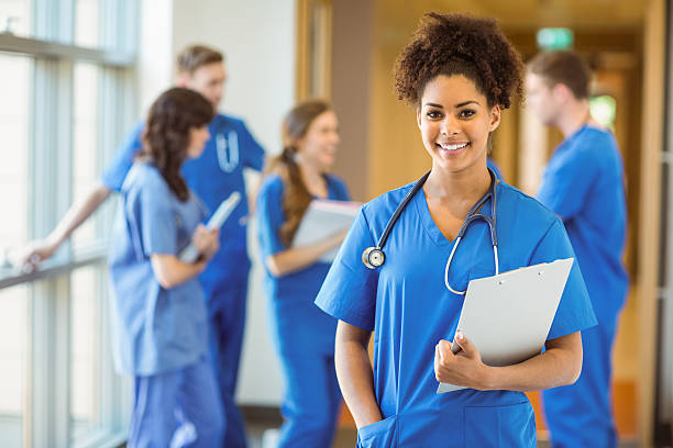 Medical student smiling at the camera
