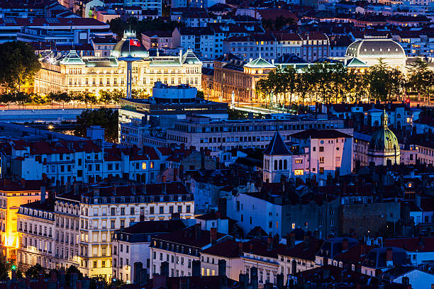 istock Aerial panorama of Lyon 532395930