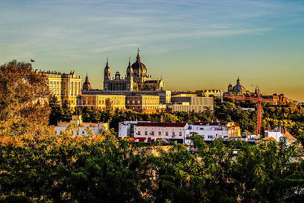 istock Almudena Cathedral and Royal Palace, Madrid (Spain) 532397415